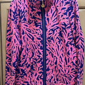 Lilly Pulitzer Leona Zip Up in Did You Catch That Size Large
